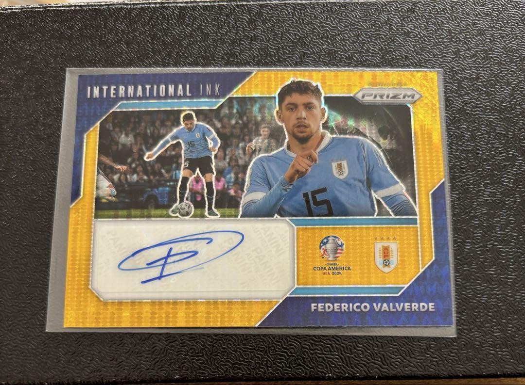 Federico Valverde Panini Copa America Auto Gold Pulsar 10/10