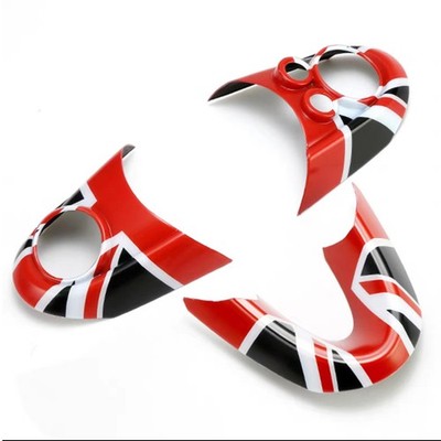 Red Black Jack Steering Wheel Cover Trim For MINI Cooper F54 F55 F56 F60 2015-21