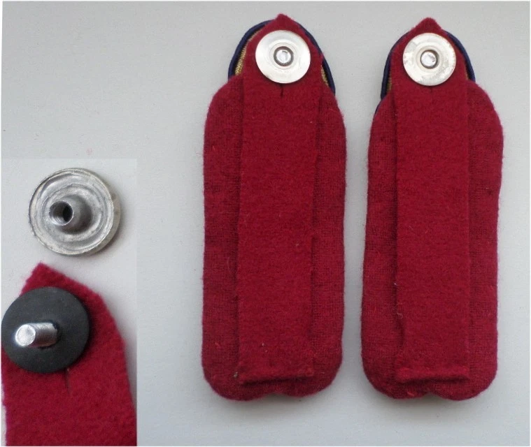 2 DDR Deutsche Reichsbahn Schulterstücke (für Eisenbahn - Uniform -Jacke RB-Rat) - Bild 2 von 3