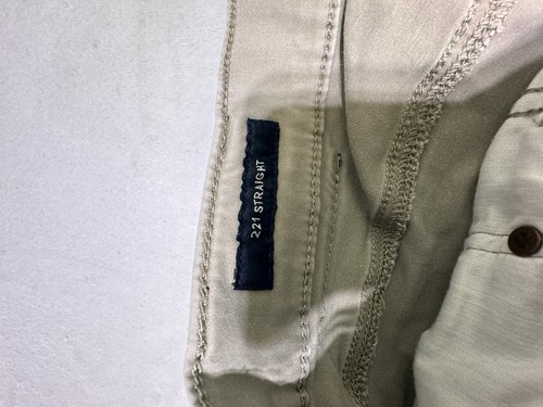 Lucky Brand 221 Original Straight Jeans Men's Size 34x30 Khaki Denim - Picture 7 of 12