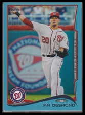 2014 Topps #118 Ian Desmond Blue Washington Nationals