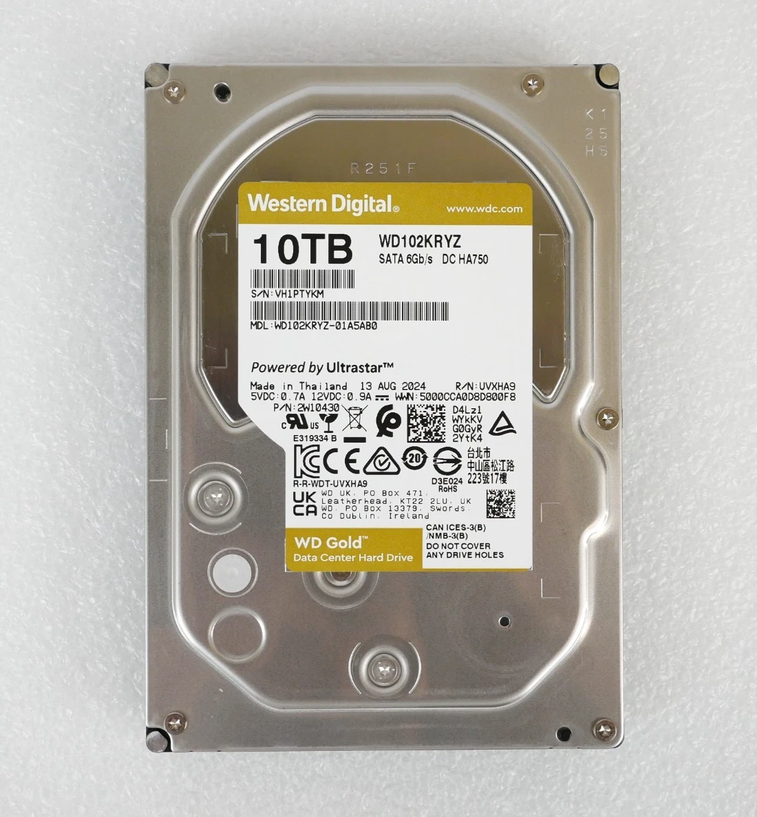 Western Digital SATA III 10 TB Internal Hard Disk Drives for sale