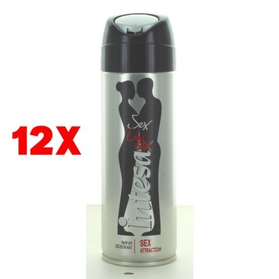 12 x Intesa Unisex Deodorant Sex Attraction 125 ml Parfum Deodorant