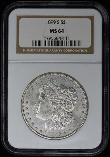 1899-S Morgan Dollar S$1 NGC MS64