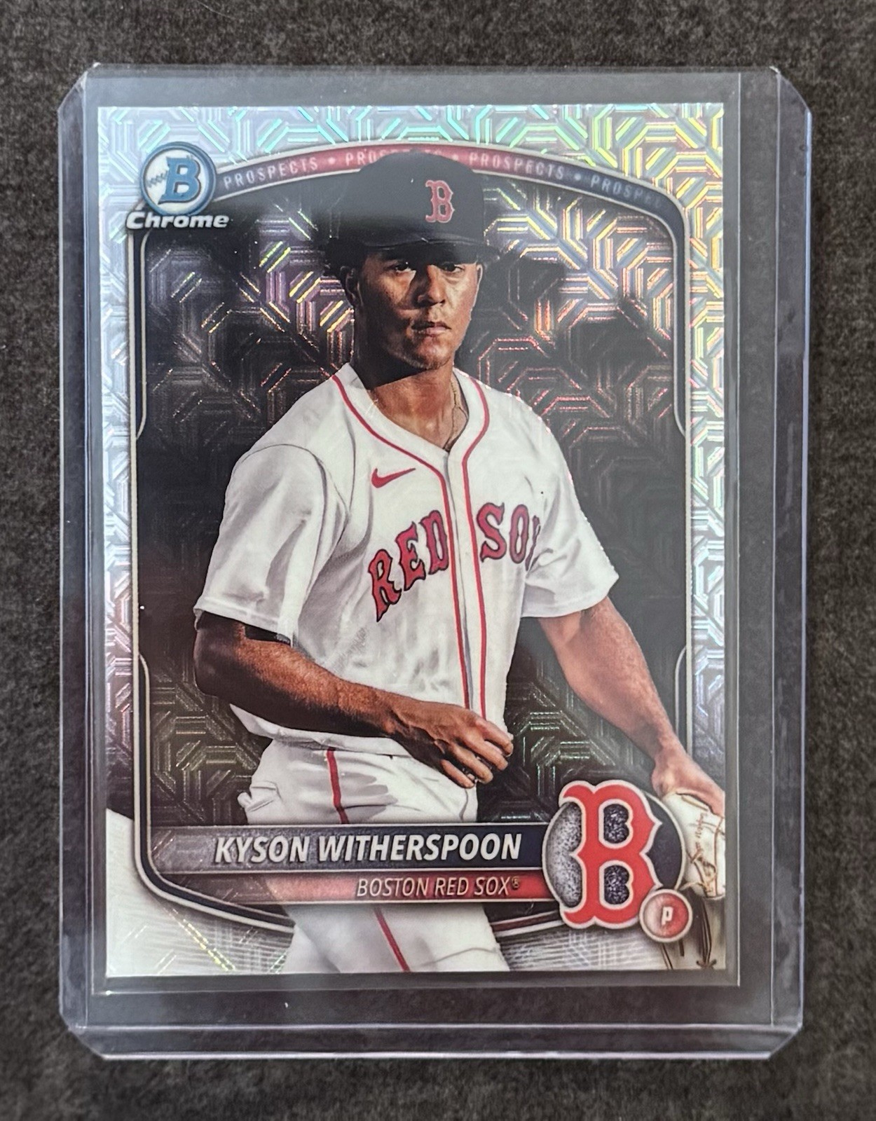 Kyson Witherspoon 2025 Bowman Draft Mojo Refractor Image Variation SP.