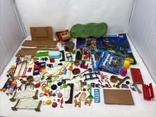 Vintage Playmobil Lot Figures Accessories Weapons Tools Catalogs Mixed Huge Set