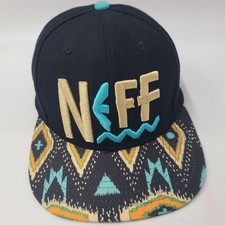 Neff Hat Snapback Black Flat Brim Skate Skate...