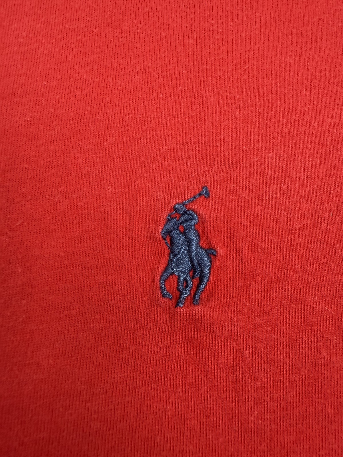 Polo Ralph Lauren camicia uomo grande rossa vestibilità classica ricamata pony maglietta casual