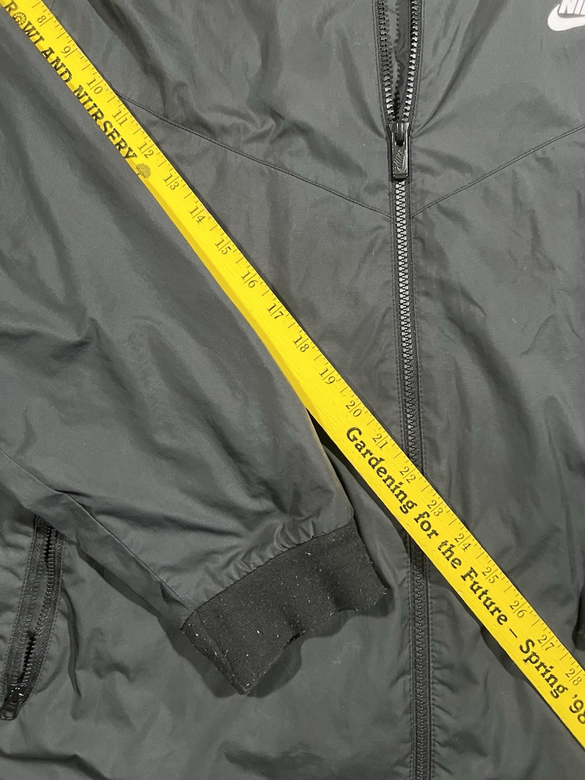 Nike Windrunner Jacket Black Hooded Size XXL Full… - image 4