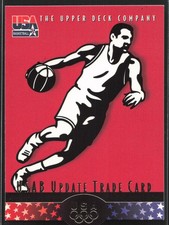 1996 Upper Deck USA #NNO USAB Update Trade Card USAB Update Redemption