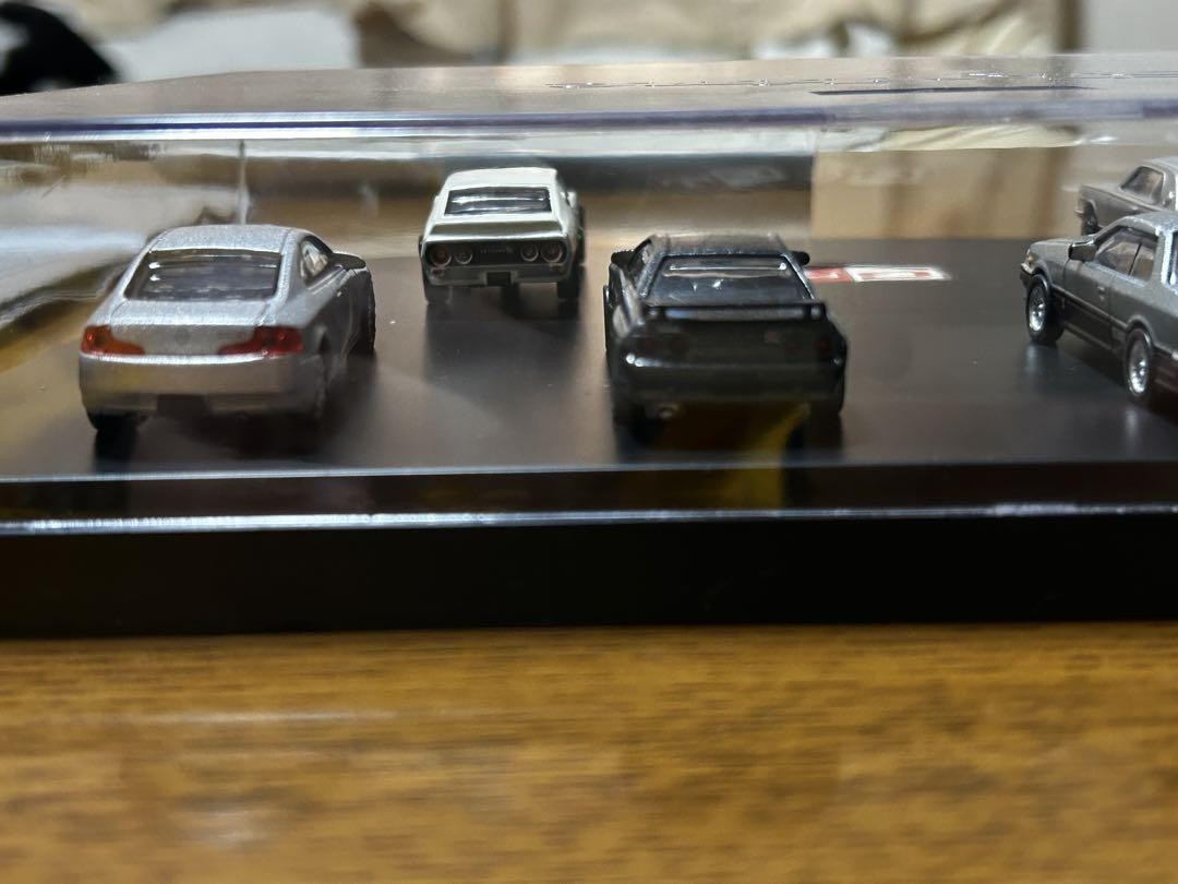 スカイラインGT-Rミニカー 6台セット 透明ケース付き Skyline Gt