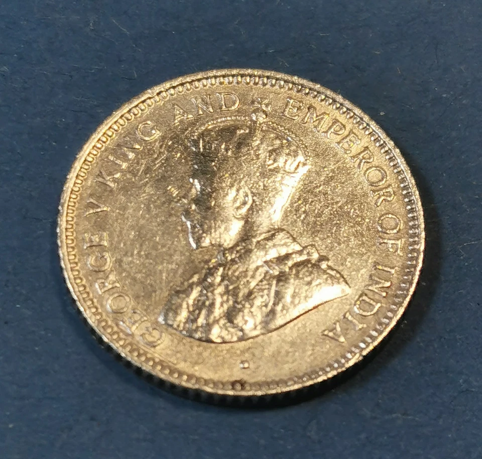British Guiana (Guyana) Four Pence, coin 1918 Silver (.925) Coin - George V. - Image 2 of 2