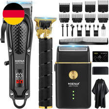 HIENA PRO Profi Haarschneidemaschine Set F&uuml;r M&auml;nner, Schnurloses Haarschneider,