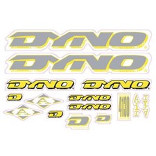 1997 DYNO - AIR yellow decal set