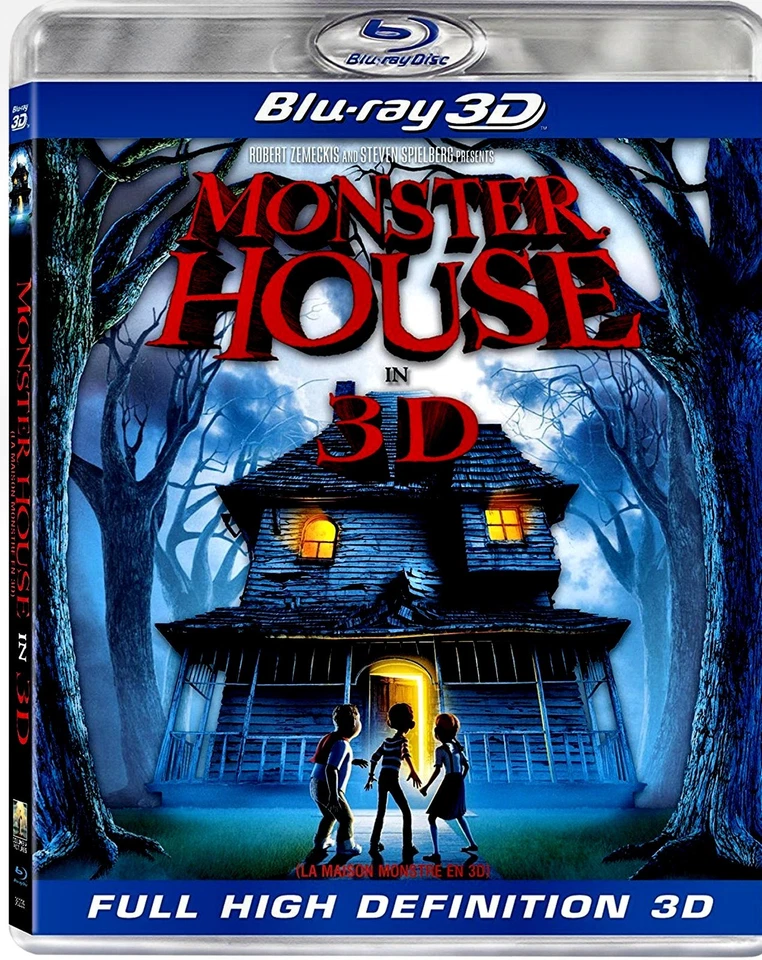 NEW BLU-RAY 3D - MONSTER HOUSE 3D - Steve Buscemi, Nick Cannon, Maggie Gyllenhaa - Bild 2 von 2