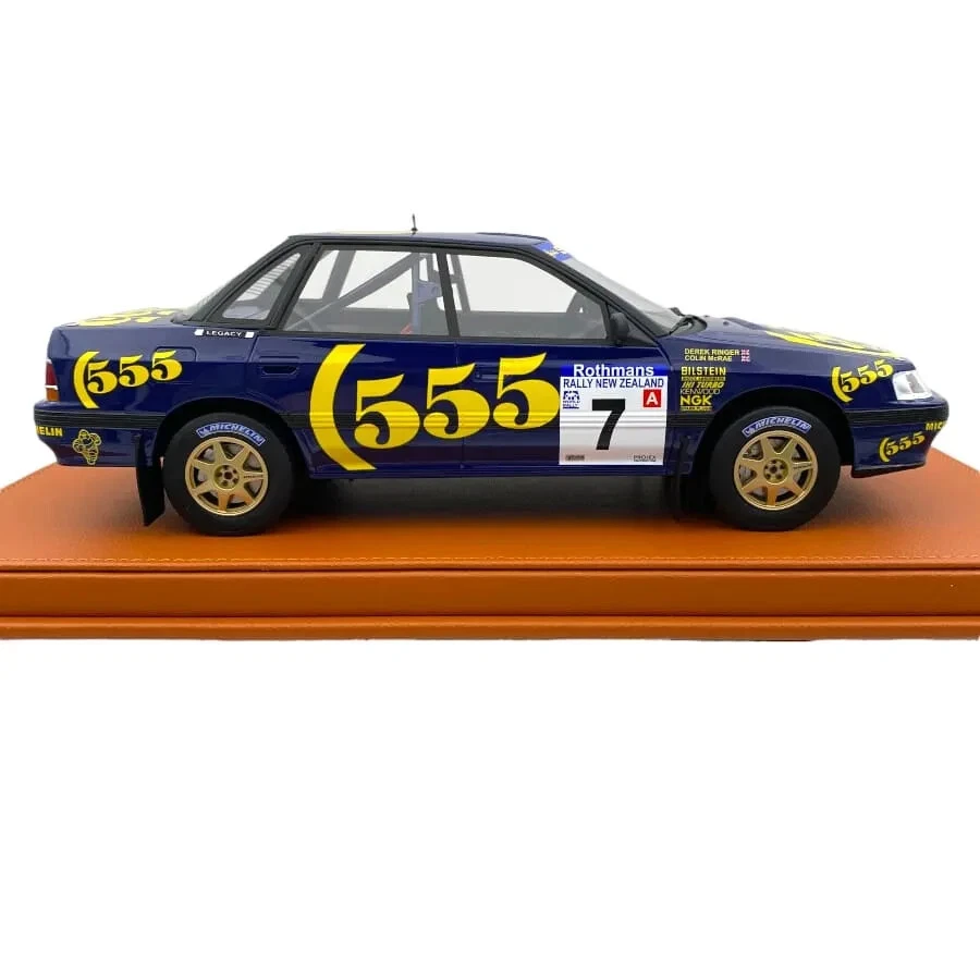 TOP118B 1/18 SUBARU LEGACY RS N 7 RALLY NEW ZEALAND 1993 McRAE RINGER BLUE - Image 4 of 4