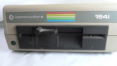 Vintage Commodore 64 Single Drive Floppy Disk Computer 1541 154I Beige UNTESTED