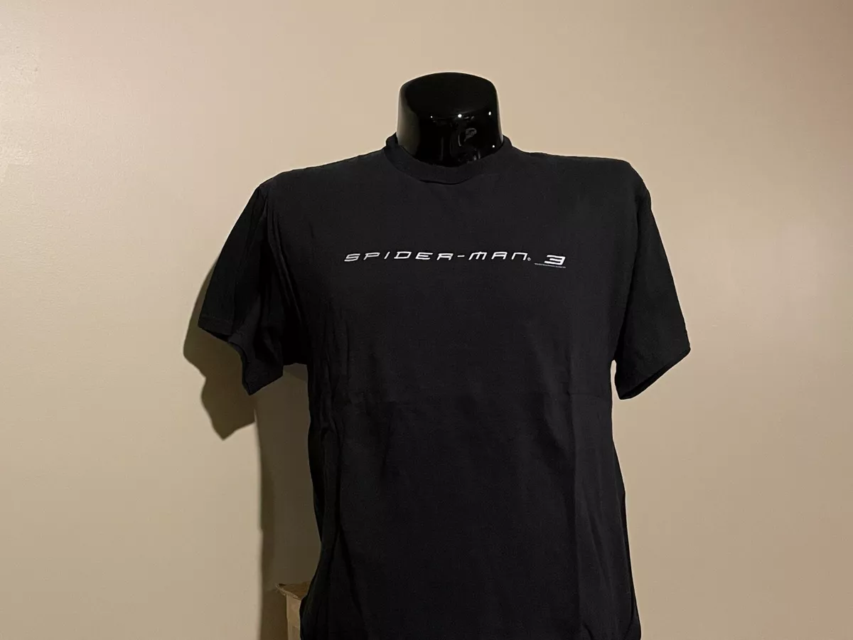 SPIDER-MAN 3 2007 rare movie promo t-shirt Large vintage Marvel Sam Raimi Sony