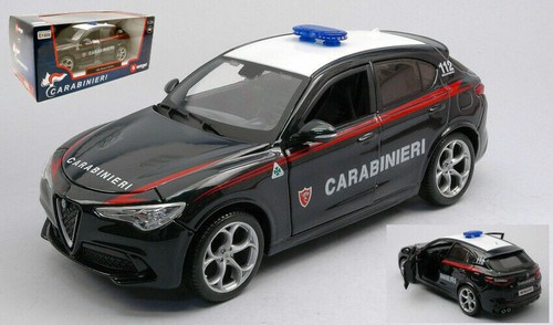 1/24 COCHE CAR ALFA ROMEO STELVIO CARABINIERI ITALIA 2017 BURAGO - Imagen 6 de 6