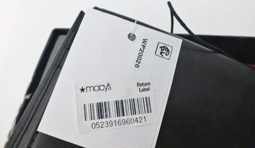 MENS PERRY ELLIS PORTFOLIO BLACK LEATHER PASSCASE BI-FOLD WALLET w/ Key Fob- NWT - Picture 8 of 8