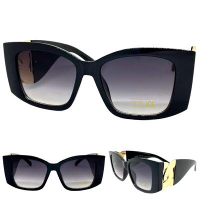 Elegant Black Sunglasses with Gold Accents Men main image 4
