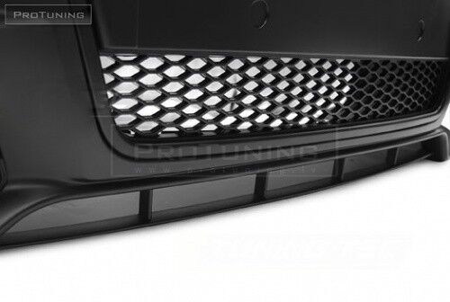 Vollfront Stoßstange für Audi A4 B7 PDC RS S 4 Sport Line Bodykit schwarz  Grillnetz
