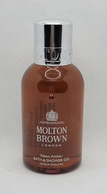 Molton Brown Neon Amber Bath & Shower Gel 3.3 fl.oz. 100 ml. Travel Size