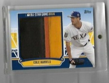 2016 COLE HAMELS Topps Update ALL STAR GAME JUMBO PATCH #D 3/6 CARD