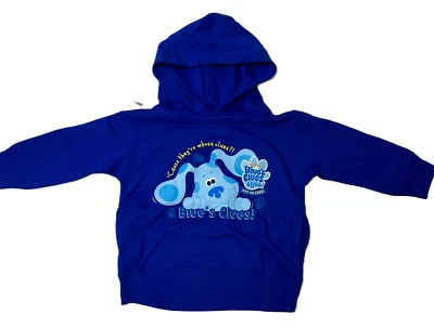 NICKELODEON BLUE'S CLUES & YOU KID'S HOODIE NEW!!! OFFICIAL !!SIZE, 2T, 4T, 5/6T
