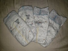  4 Samples of Huggies Overnite Night Time Diapers Size 6 for Boys or Girls