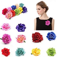 1Pcs Rose Flower Hairpin Bridal Hair Clip Brooch Wedding Party Hair Accessori  