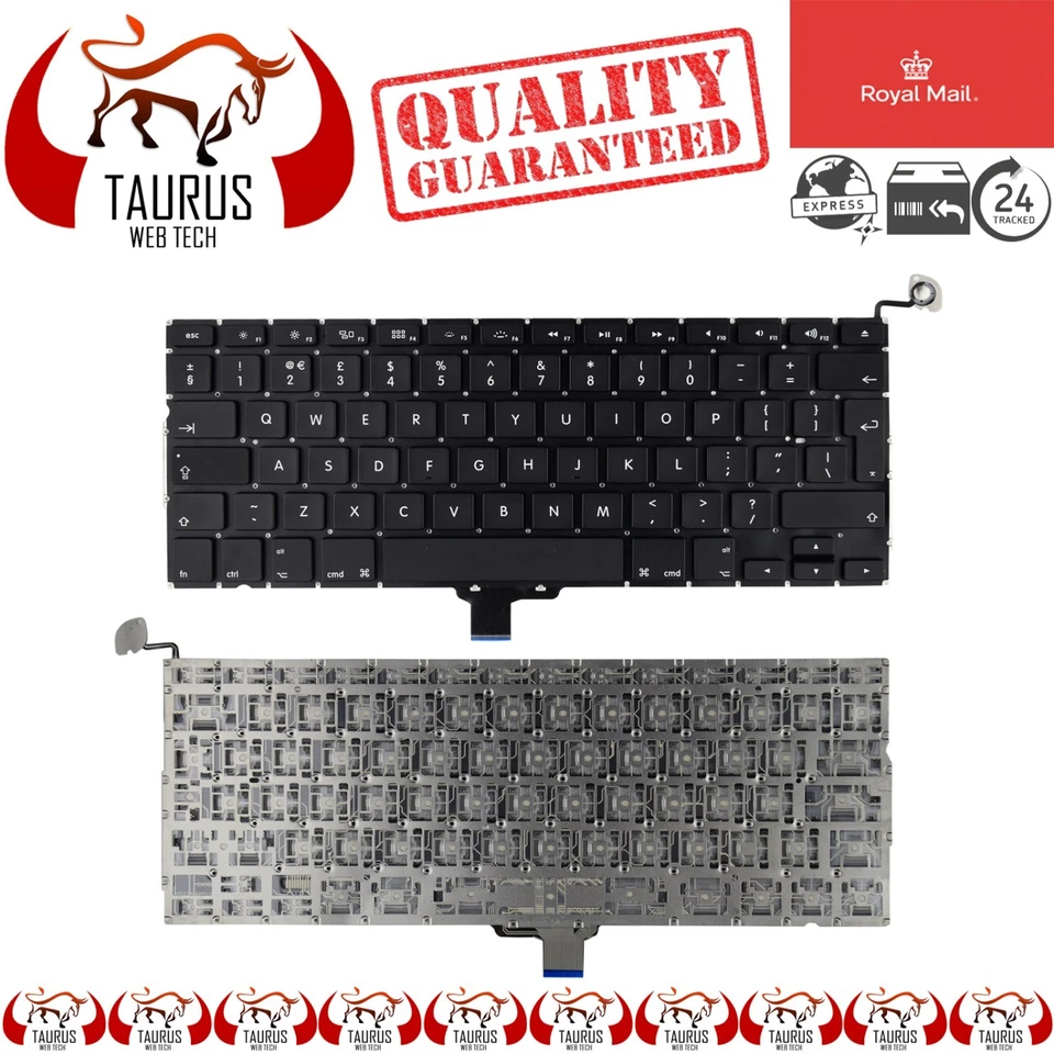 New Apple MACBOOK PRO UNIBODY 13" A1278 Keyboard UK Layout 2009/10/11/12/13 F129 - Image 4 of 4