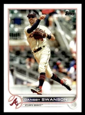 2022 Topps #507 Dansby Swanson Card Atlanta Braves