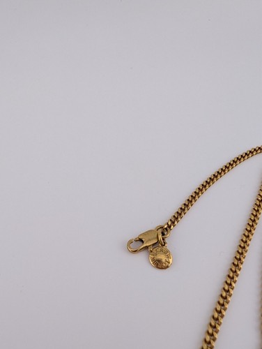 Signed J Crew Gold Tone Honey Yellow Teardrop Plastic Rhinestone Necklace - Picture 7 of 10
