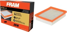 Fram 3916 Ultra Synthetic Oil Filter Cartridge 20,000mi for Select GM