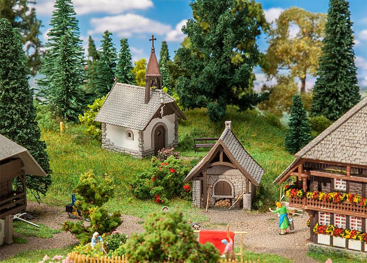 Faller 130571 Spur H0 - Hofkapelle und Backhaus NEU und OVP