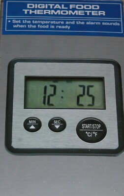 Remote Kitchen Digital Cooking Thermometer Probe Meat Food Temperature w/Timer