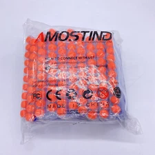 AMOSTING Refill Darts 100PCS Bullets Ammo Pack for Nerf N-Strike Elite Series...