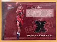Caron Butler 2002-03 Fleer Platinum Inside Playbook Game-Used Jersey Card /250