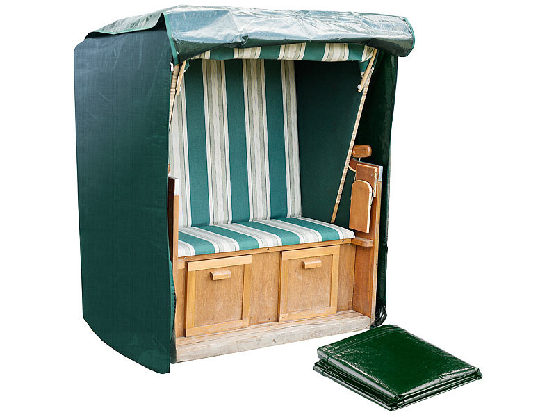 Bâche pour fauteuil de plage haut de gamme en tissu indéchirable gris
