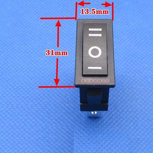 JD JD03-F1 3 Pins 3 Positions Rocker Switch Maintained 30A 125/250VAC ...