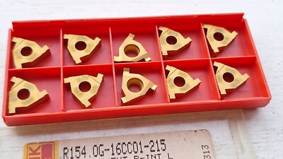 10 Sandvik Hartmetall Nutspitzen R154.0G-16CC01-215 235 (U-max Nut 2,15mm)