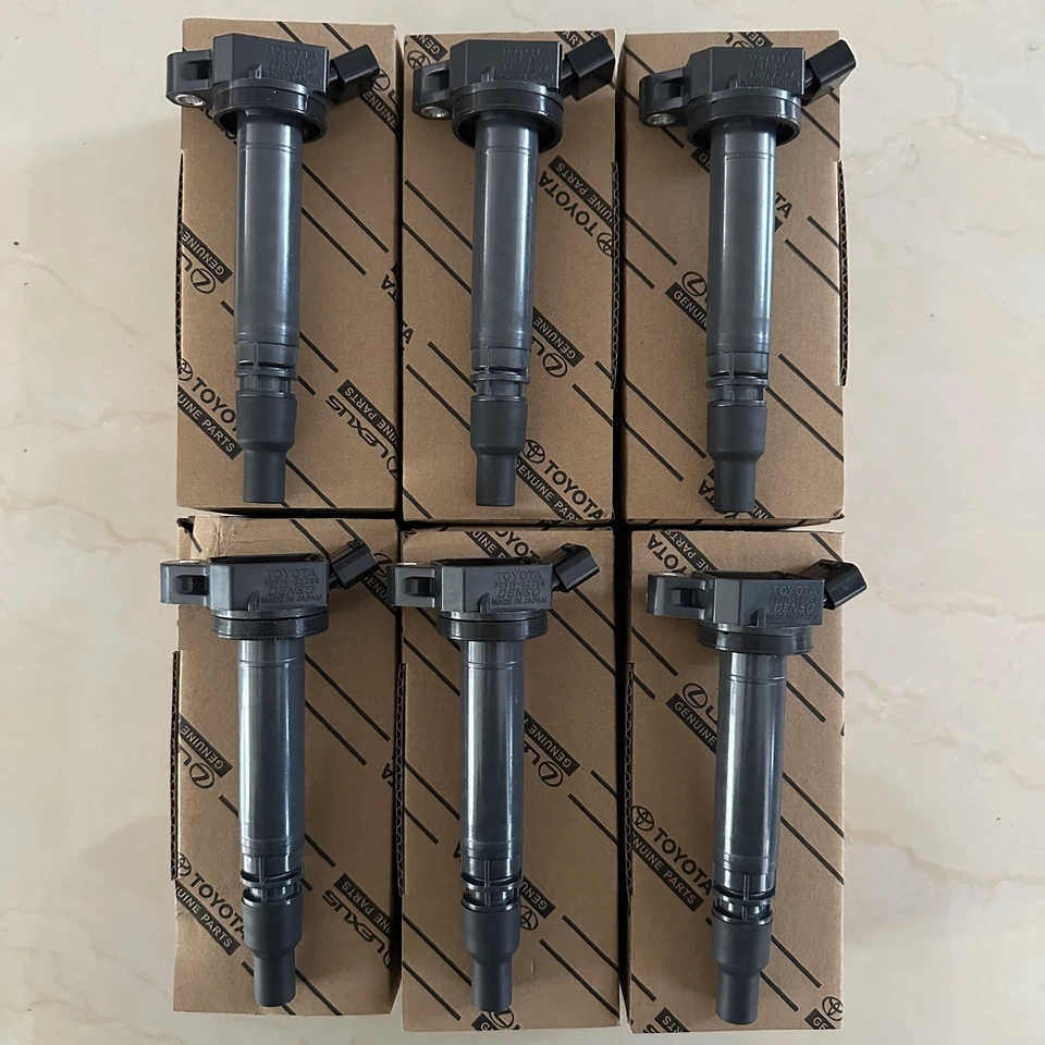 GENUINE DENSO Ignition Coils For 2005-2024 Toyota & Lexus I4 V6 V8, 90919-02256 - Image 2 of 4