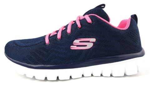 Skechers Graceful Sportschuhe Damen Sneaker Laufschuh Blau Freizeit - Bild 1 von 3