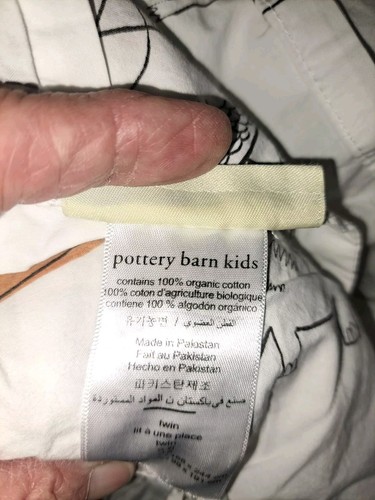 3 pc Pottery Barn Kids Twin Sheet Set Dinosaur Fitted Flat 1 Pillowcase RARE. - 第 6/11 張圖片
