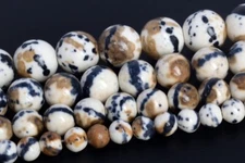 Coffee Milk Rain Flower Jade Beads Round Loose Beads 4/6/8/10/12MM
