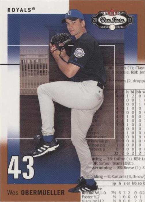 2003 Fleer Box Score - Wes Obermueller #133 - 1 of 1