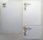 MICKEY CLUB LETTERHEAD ENVELOPE National Councillor + MICKEY MOUSE Club