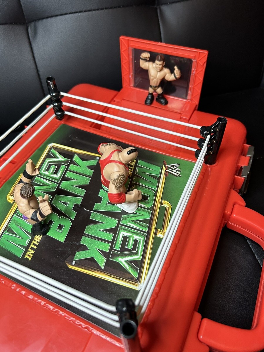 WWE Wrestling Rumblers Money in the Bank Briefcase w/ Figures Carrying Case  | eBay