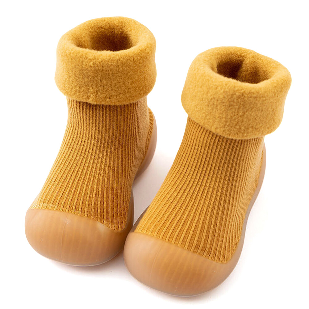 SAOLA Scarpe Calzini Invernali Suola Morbida Bambino Scarpe da Gattonare Comode per Camminare Gattonare
